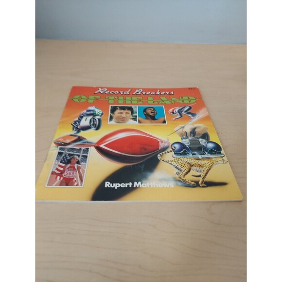 1990 Record Breakers of the Land by Rupert Matthews (Trade Paperback) Book Vtg - Picture 2 of 9